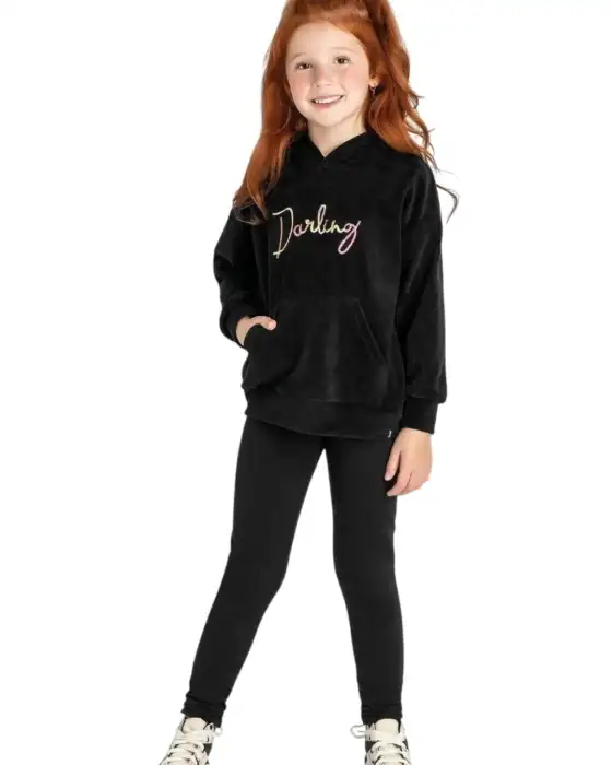 Conjunto Infantil Moletom com Capuz
