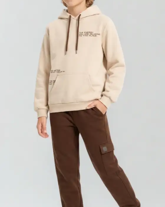 Conjunto masculino juvenil Blusão e calça JOGGER cargo