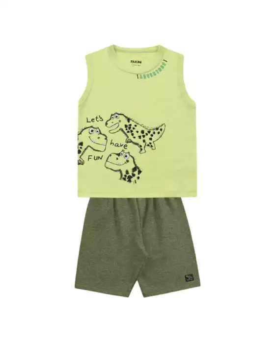 Conjunto Regata e Bermuda Infantil Masculino